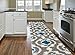Cozy Moroccan Trellis Indoor Shag Runner Rug 2' x 7'2" Gray/Turquoise