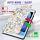 Pegmode for iPad 5th/6th Generation, for iPad Air 2nd/1st Gen, for iPad Pro 9.7 Case Women Girls Cute Folio Cover Girly Flower Floral With Pencil Holder for Apple iPad 5/6, Air 1/2, Pro 9.7 Inch - Image 5