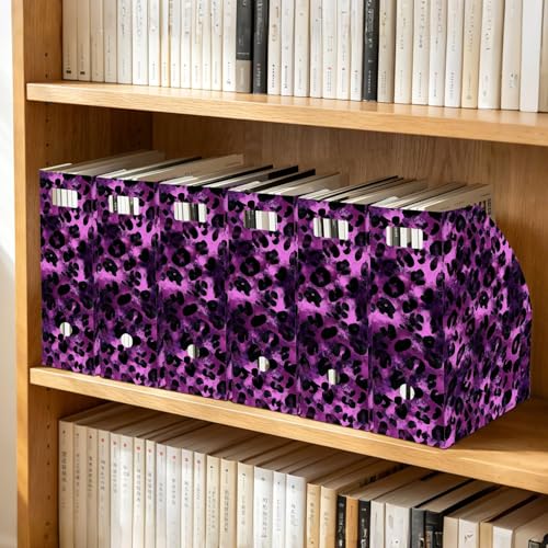 Boîtes de rangement bureau léopard pour organiser vos documents de bureau - 7