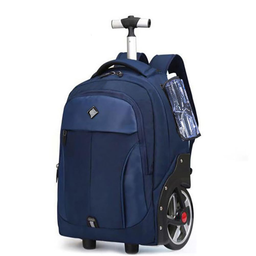 Photo 1 of ***READ NOTES BELOW****WMKJDS Waterproof Rolling Backpack, Backpack with Wheels for Business and Travel Commuter, Carry on Backpack with Laptop Compartment 