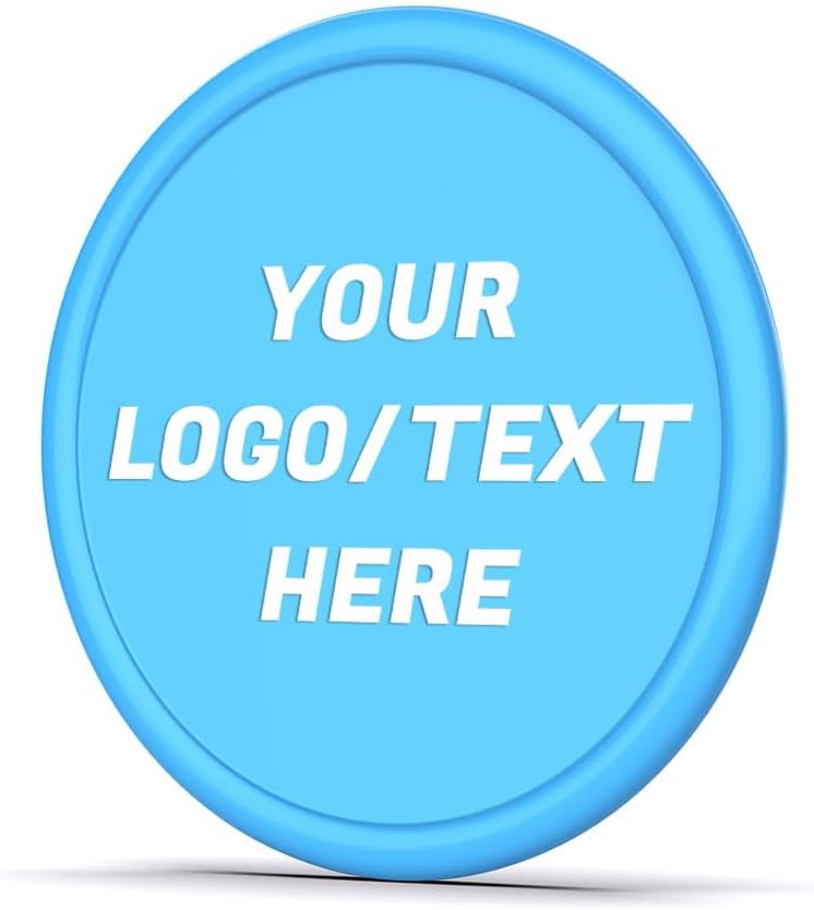 200-500 Custom Plastic Tokens,Full Color Print with Your Personalized Text,Logo or Image for Poker Chips,Drink Tokens,Beer Tokens,Businesses,Company Promotions,Event