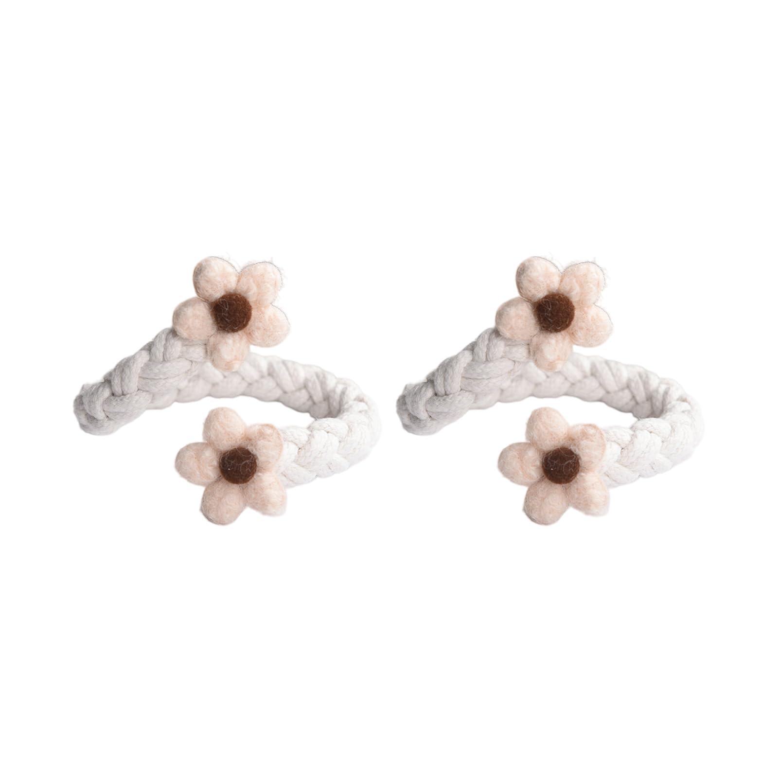 Drape Tieback Holders Curtain Tiebacks Flower Buckles Clips Decorative Curtains Holdbacks for Home Decors Tiebacks for Drapes
