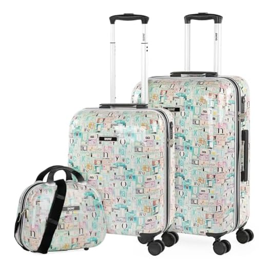 SKPAT - Juego de Maletas de Viaje Infantiles 2 Pzs. - Maleta Mediana y Maleta de Cabina - Set Maletas de Viaje con Neceser Resistentes y Ligeras - Juego de Dos Maletas Niña con Candado TSA 13330, Azul