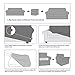 ZNSAYOTX 3 Piece Loveseat Covers for Living Room Anti Slip Stretch Couch Covers for 2 Cushion Couch Pets Dogs Sofa Slipcover Machine Washable Furniture Protector (Black and White, Loveseat)