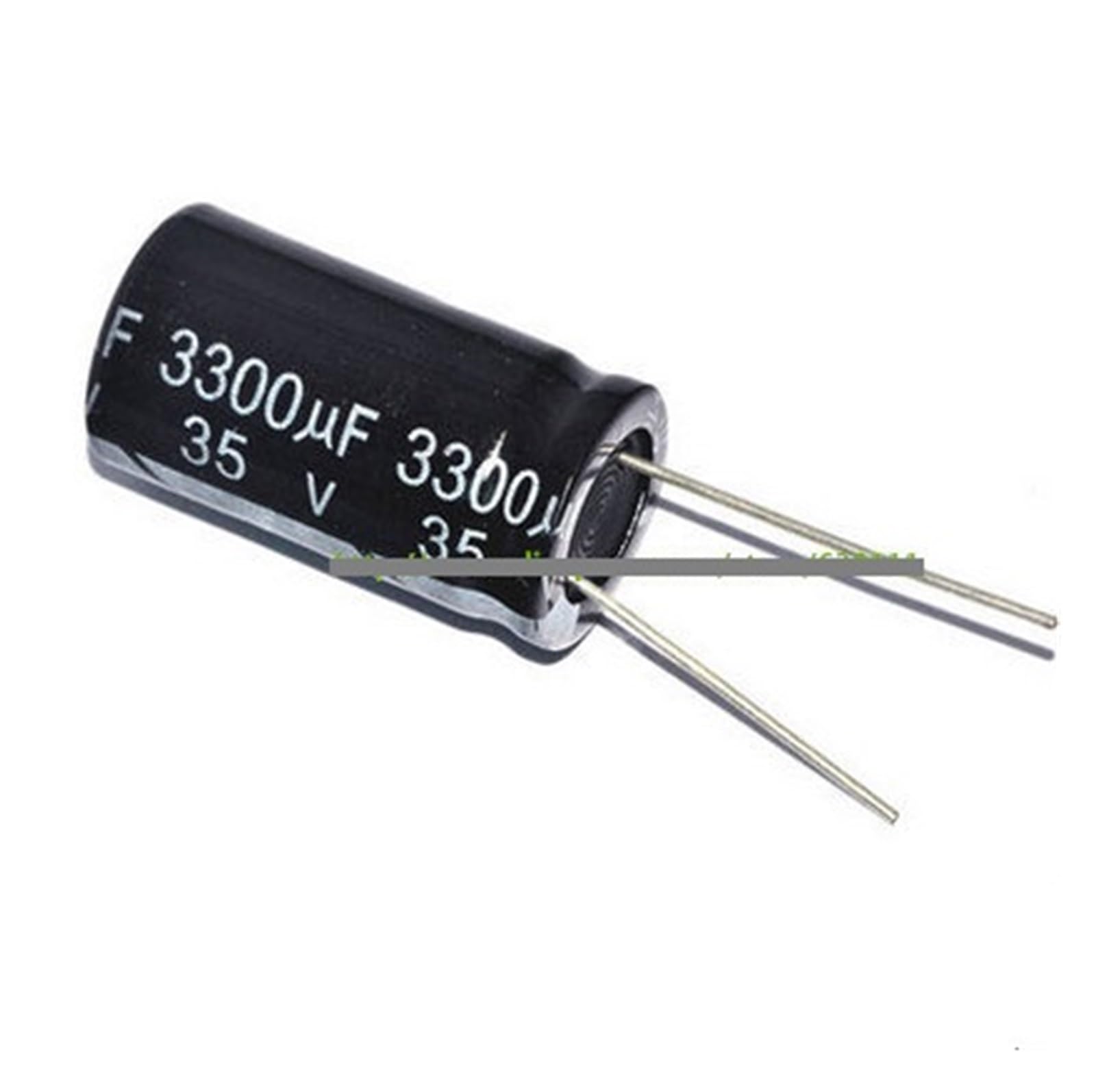 100PCS 3300uF 35V Radial Electrolytic Capacitor 35V3300UF 16mm X30mm