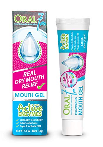 Oral7 - Dry Mouth Moisturizing Mouth Gel Containing Enzymes, Soothes And Protects Gums, Lasting Dry Mouth Relief, Promotes Gum Health And Fresh Breath, Oral Care And Dry Mouth Products 1.6 Ounces #TOP2
