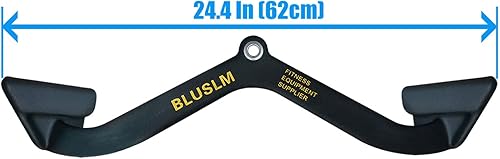 Miniatura 2 de LAT Pull Down Bar for Cable Machine, LAT Pulldown Attachments T-bar V-bar Cable Attachment for Gym, Back Tricep Strength Training Handle