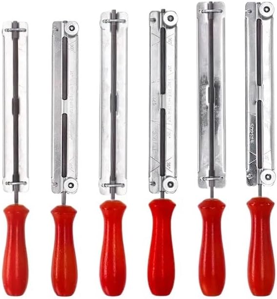 4/4.8/5.5MM File Holder Chain Sharpener Auti-Rust for Wookworking Tools Hand Tool Chainsaw Parts(1pc 4.8mm)