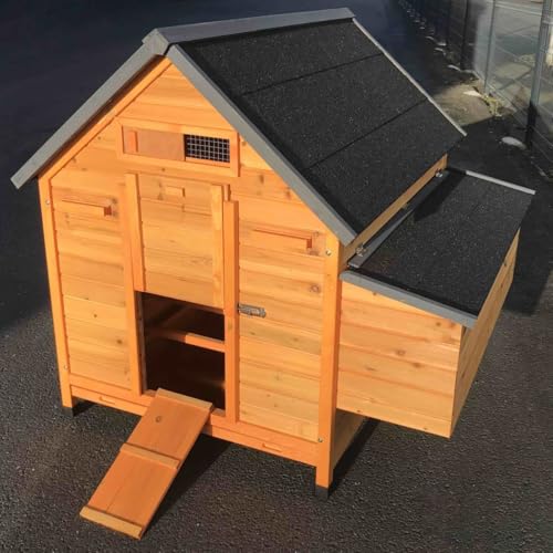 Animal Valley Poulailler Cémani XL Toit Shingle Noir 6 à 10 Poules