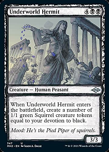 Magic: The Gathering - Underworld Hermit (347) - Showcase (Sketch Art) - Foil - Modern Horizons 2 #TOP9