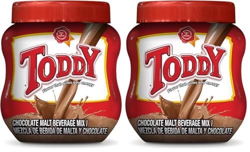 Image of Toddy Chocolate Powder Drink Mix - Breakfast Shake with Vitamins and Proteins, Instant Hot and Cold Beverage for Kids & Adults, 14.10 Oz (Pack of 2)