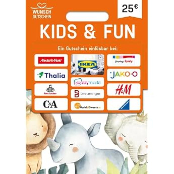 Kids & Fun Voucher   for Germany   by post