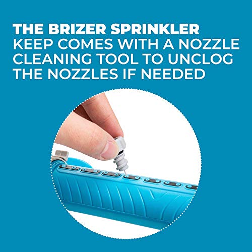Brizer Oscillating Lawn Sprinkler, Waters 3,000 Ft. Of Lawn Care, Water Hose For Grass, Sprinkler For Yard, Sprinklers Oscillating, Garden Hose Nozzle, Water Sprinkler For Lawns (Teal) #TOP6
