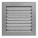 Grille de ventilation galvanisée - 200 x 200 mm