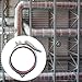 Milageto Adjustable Pipe Clamp Quick Release Accessories Industrial Lightweight Heavy Duty Easy to Install Sturdy Duct Clamp Hose Clip, Inner Diameter 159mm