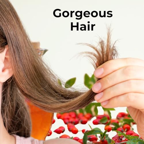 Image of Rosehip Seed Oil Cold Pressed For Face, Skin, Hair & Body, Collagen Pure & Natural with Glass Dropper 30ml