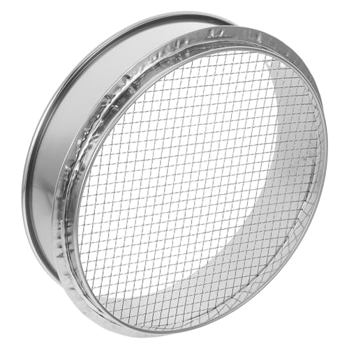 TOBBOMEY Kompostsieb aus Edelstahl mit 6mm Maschenweite...