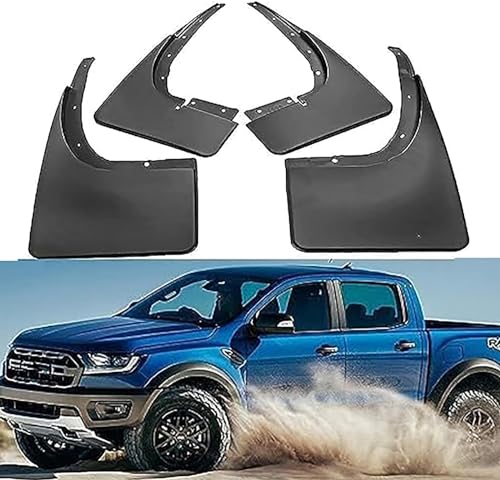 Bavettes garde-boue pour Ford Ranger T6 T7 T8 de 2012 à 2019