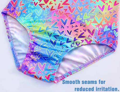 Image of TENVDA Girl's One Piece Swimsuit Sparkle Sleeveless One-Piece Bathing Suits Swimwear for Kids 2-12 Years Old