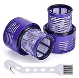 Filters for Dyson V10, Replacement Hepa Filters for Dyson V10 Cyclone Series, V10 Absolute, V10 Animal, V10 Total Clean, SV12, Replace # DY-969082-01 (2 pack) (V10)