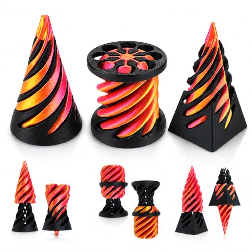 Tangdudu 3 Stücke 3D Printed Spiral Cone Fidget...