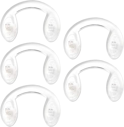 SUPVOX 5 almohadillas para la nariz para gafas, antideslizantes, suaves, en forma de U, almohadillas de silicona para la nariz, esponja para