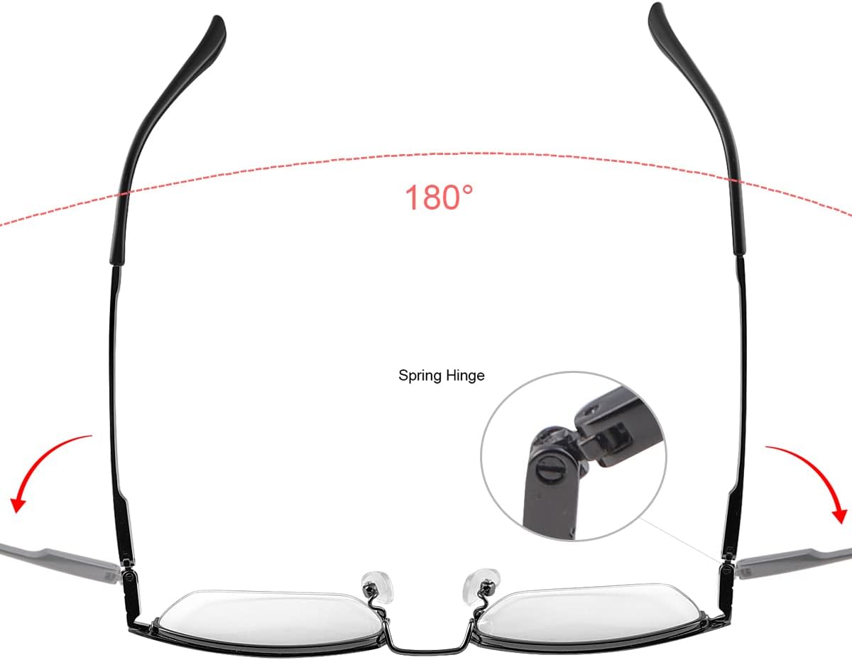 MIRYEA Photochromic Transition Progressive Multifocus Reading Glasses Spring Hinges UV400 Sunglasses Anti Glare Sun Readers - Image 5