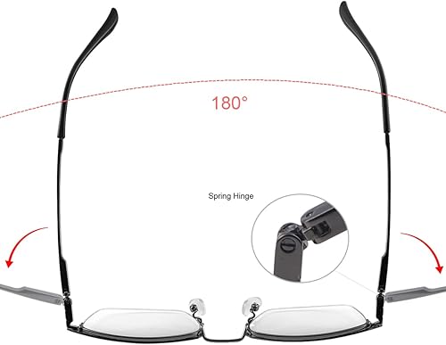 Miniatura 3 de Vepiant Fotocrómico Progresivo Multifocus Computer Reading Glasses Spring Bisagras Transición UV400 Gafas de sol Lectores de sol