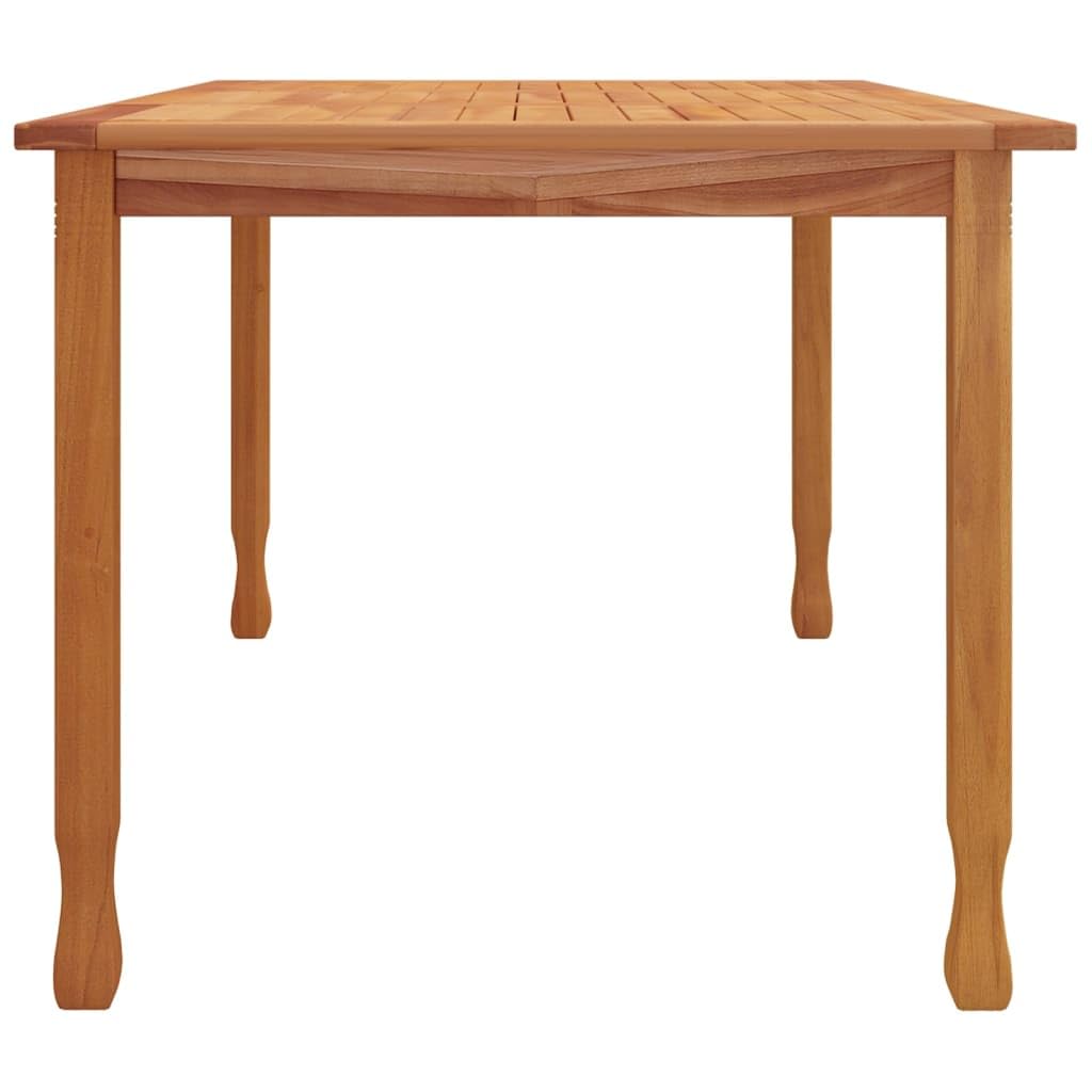 Tavolo da giardino per esterni, in legno di teak, resistente alle intemperie, per terrazze, balcone, tavolo da pranzo, 85 x 85 x 75 cm