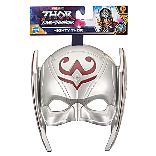 Marvel Studios’ Thor: Love And Thunder Mighty Thor Hero Mask For Roleplay, Great Halloween Costume, Toys For Kids Ages 5 And Up #TOP6