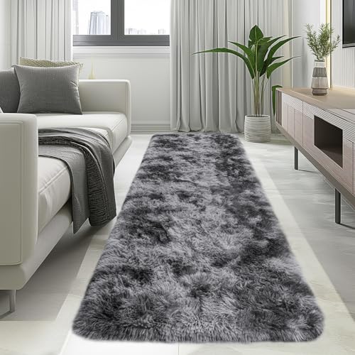 Sour Lemon Teppiche, 60 x 120 cm, weich, flauschig, rutschfest, für Schlafzimmer und Wohnzimmer, waschbar, moderne Matte