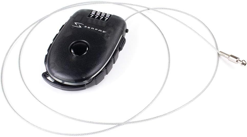 Serfas Pocket Cable Bicycle Lock - CL-701BK