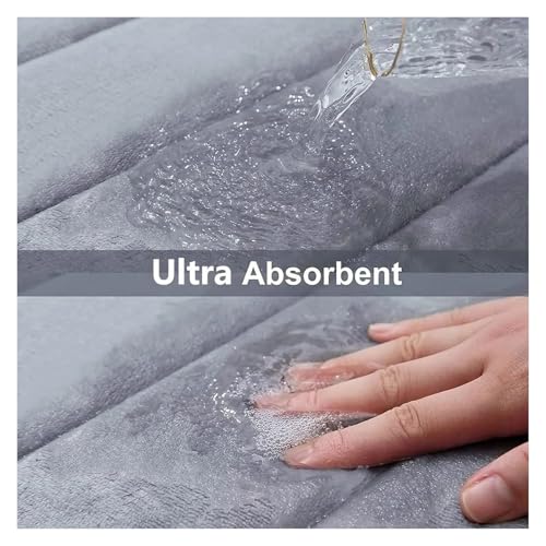 Tapis de bain absorbant en mousse pour une sortie de douche douce - 5