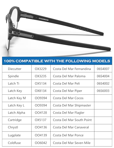 Image of Replacement Nose Pads Nose Piece for Costa South Point /Flagler /Fernandina /Peli; for Oakley Cartridge /Spindle /Latch Key