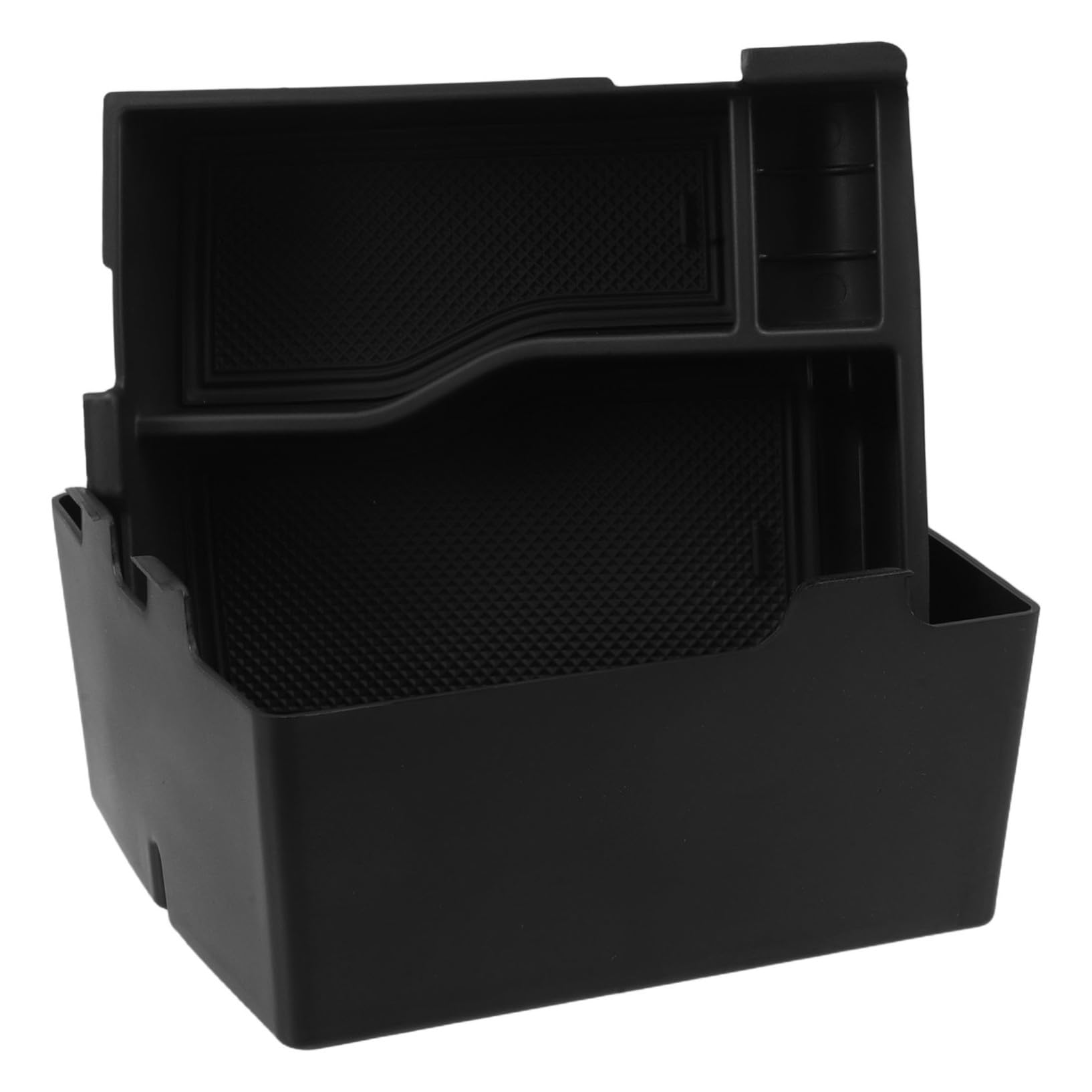 Organizer Box per Bracciolo Auto Compatibile con 22+ Modelli Doppio Livello in Abs Resistente Vassoio Portaoggetti Consolle Centrale per Viaggi e Commuting Contenitore
