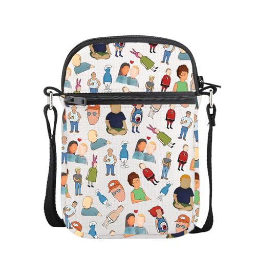 CMNIM Family Animated TV Series Merch Gifts B Character Mini Crossbody Bag for TV Show Fans Gifts Cartoon Cell Phone Bag2