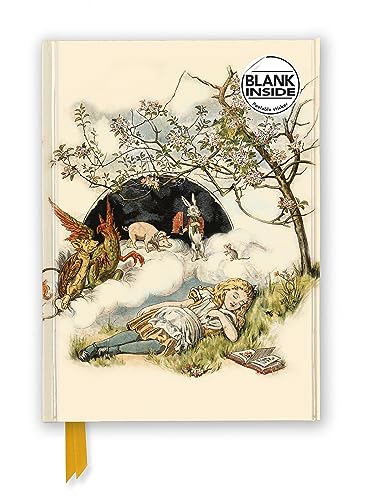 British Library: Alice Asleep, from Alice's Adventures in Wonderland (Foiled Blank Journal) (Flame Tree Blank Notebooks)