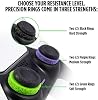 Anillos de precisión KontrolFreek | Control de movimiento para asistencia de puntería para PlayStation 4 (PS4), PS5, Xbox One, XBX, Switch Pro y controlador Scuf (negro/morado/verde) 6