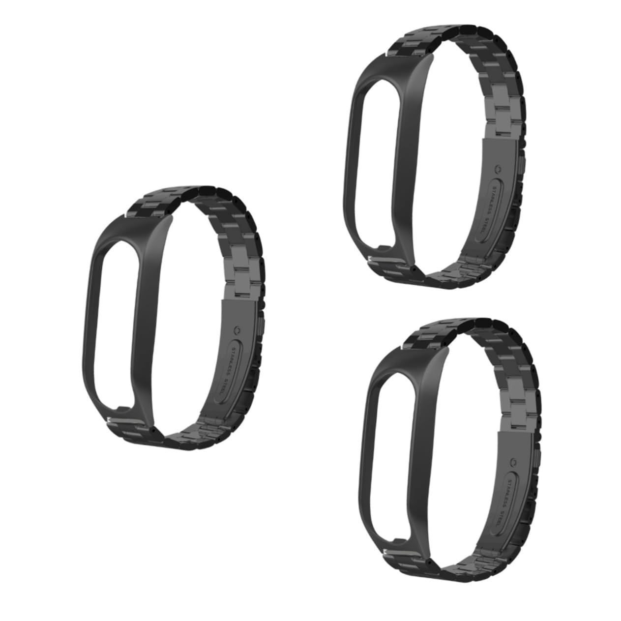 Hemobllo 3 Stück Smartwatch-Armband Uhrenarmbänder Armband Für Uhren Edelstahl- Handkette Stahl-Uhren Metall-Uhren Edelstahl- Intelligentes