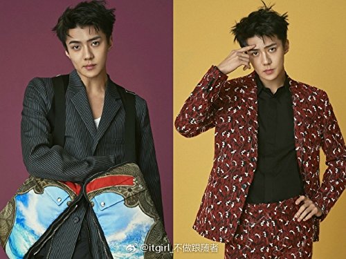 Amazon.co.jp: Loptimum 【タイ雑誌】EXO セフン 表紙 2017年3月 B