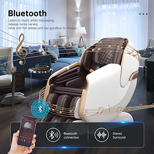 Real Relax Massage Chair, Full Body Zero Gravity Sl Track Shiatsu Massage Recliner Chair With Shortcut Key Body Scan Heat Foot Roller, Ps3100 #TOP5