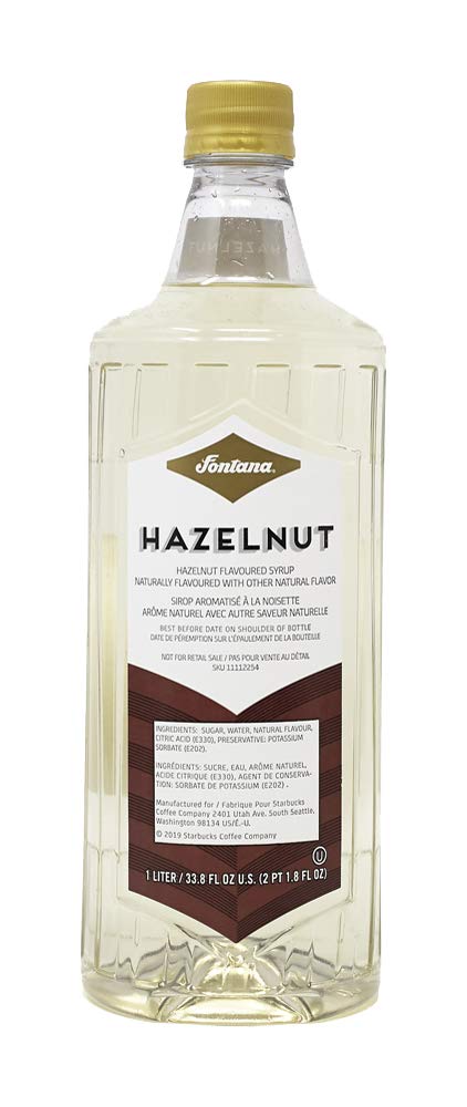 Starbucks Hot Coffee Syrup, Hazlenut, 33.814 fl oz