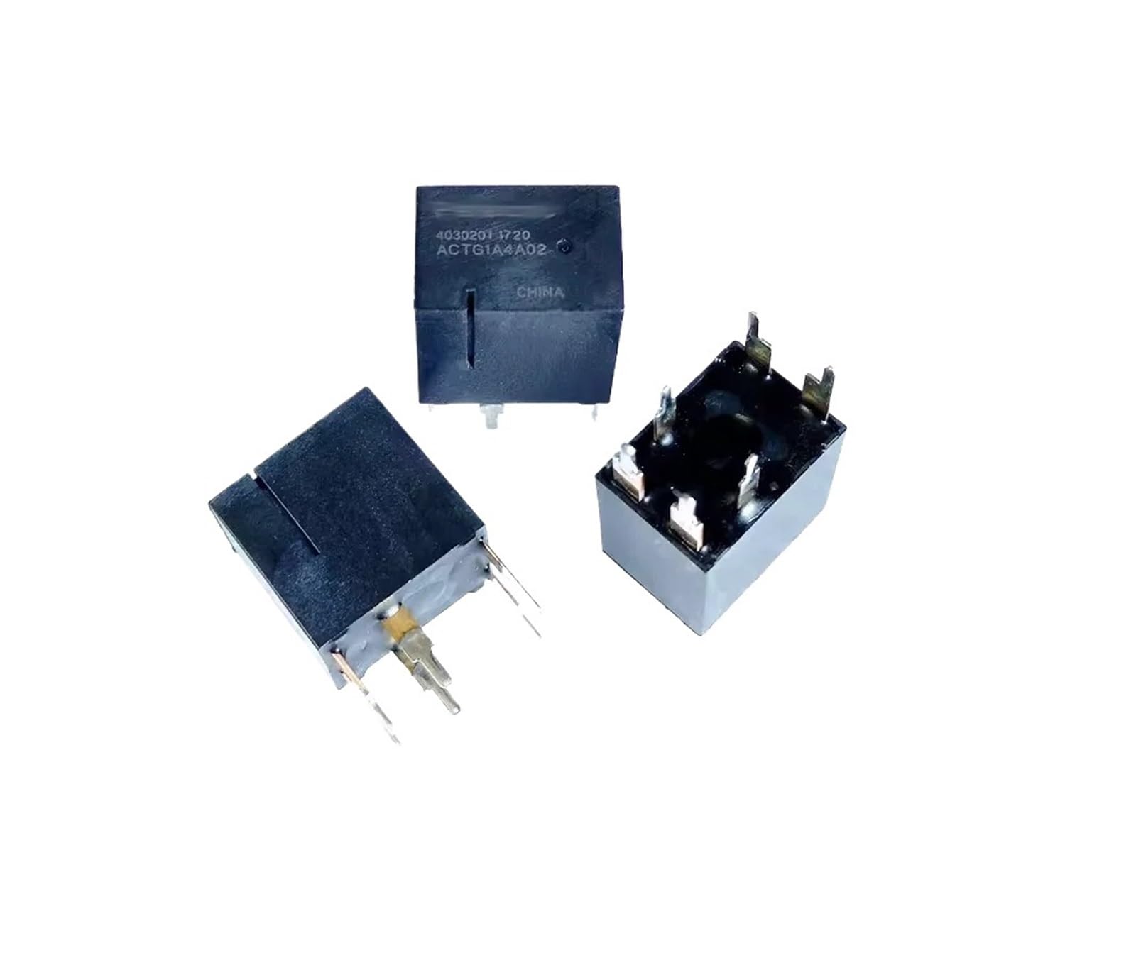 Relais ACTG1A4A02 12VDC 6PIN haute précision pour circuit imprimé lot de 5