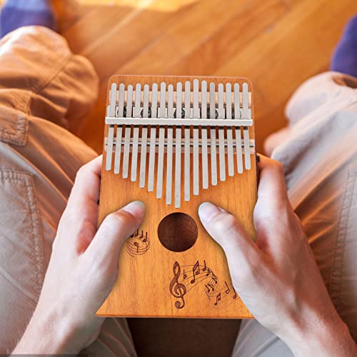 BIENKA Portable Kalimba Pouce Piano 17 Touches Musique Instrument Doigt Piano Musique Cadeau Piano (Color : Wood Color) - Les Beatles, Paul McCartney, John Lennon, RIngo Starr, George Harrison BIENKA Portable Kalimba Pouce Piano 17 Touches Musique Instrument Doigt Piano Musique Cadeau Piano (Color : Wood Color) – Image 5