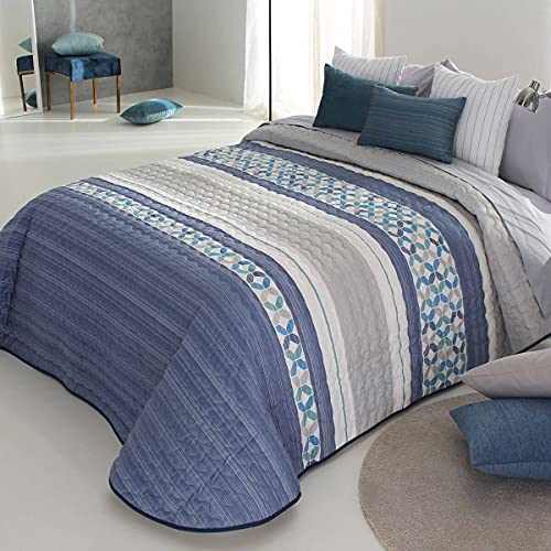 Reig Marti Colcha bouti Yale 2P - Cama 150 Cm - Color Azul C03