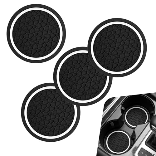 4PCS protectores antideslizantes para portavasos de coche miniatura 1