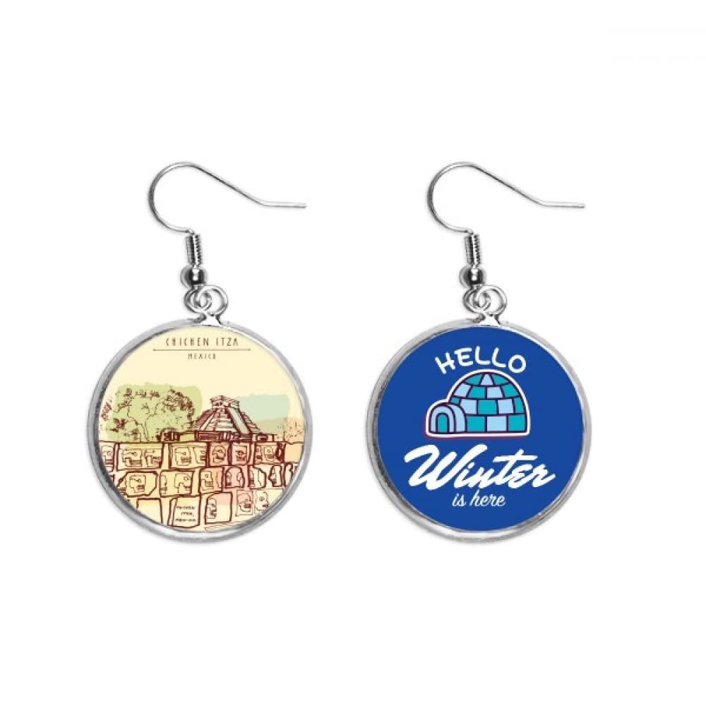 Pendientes Chichen Itza México el regalo ideal de invierno 5