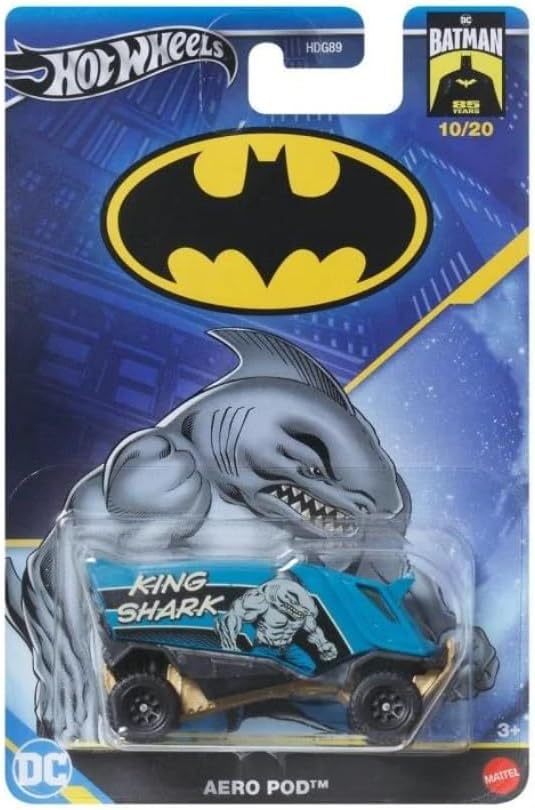 Batman 85 Years 1:64 Scale Premium Pop Culture 2024 Mix (10/20 King Shark Aero Pod)