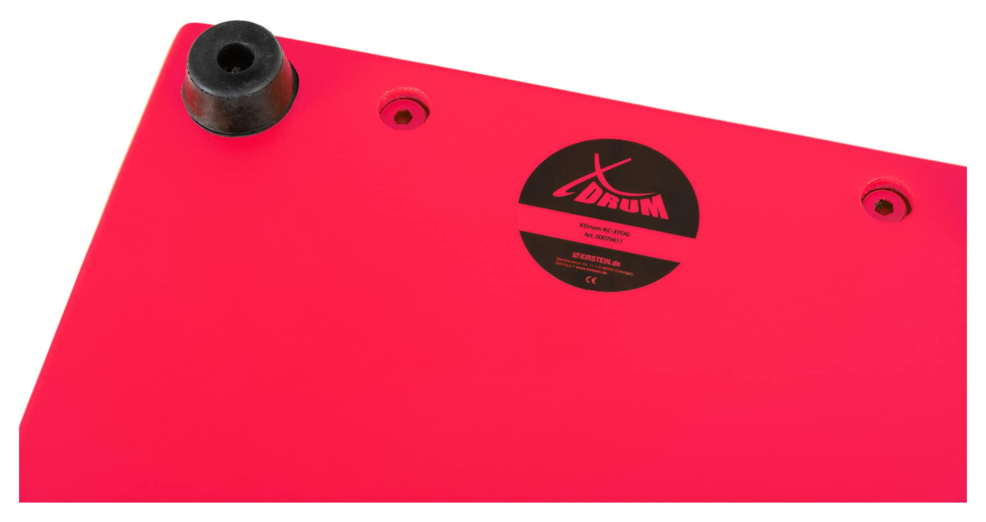 XDrum KC-37RD Cajón Infantil Rojo Set con Escuela, Solo 36 cm de alto | Cajón pequeño especialmente para niños, Adecuado para educación musical temprana, Completamente de abedul, 5 x 36 x 23, 5 cm