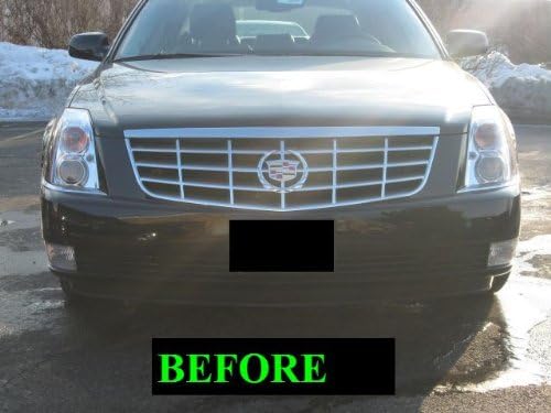 fits 2006-2009 Cadillac DEVILLE DTS Chrome Grille Grill KIT 2007 2008 06 07 08 09